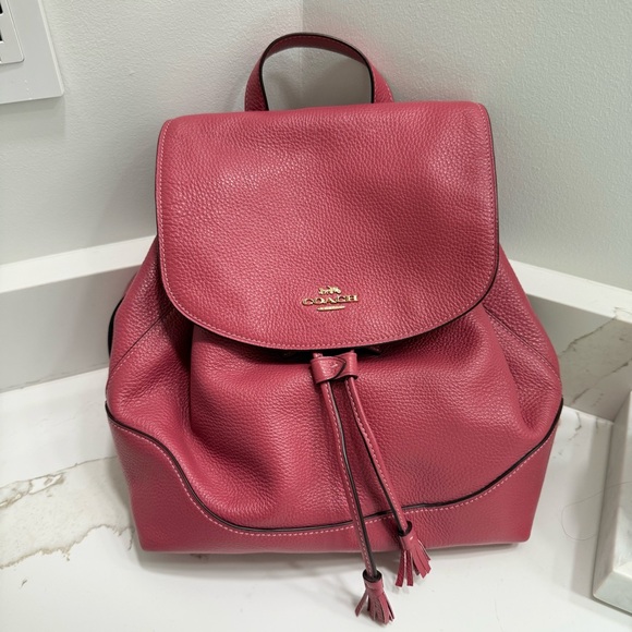 NEW Coach Elle backpack in Rosewood pink - Picture 1 of 13